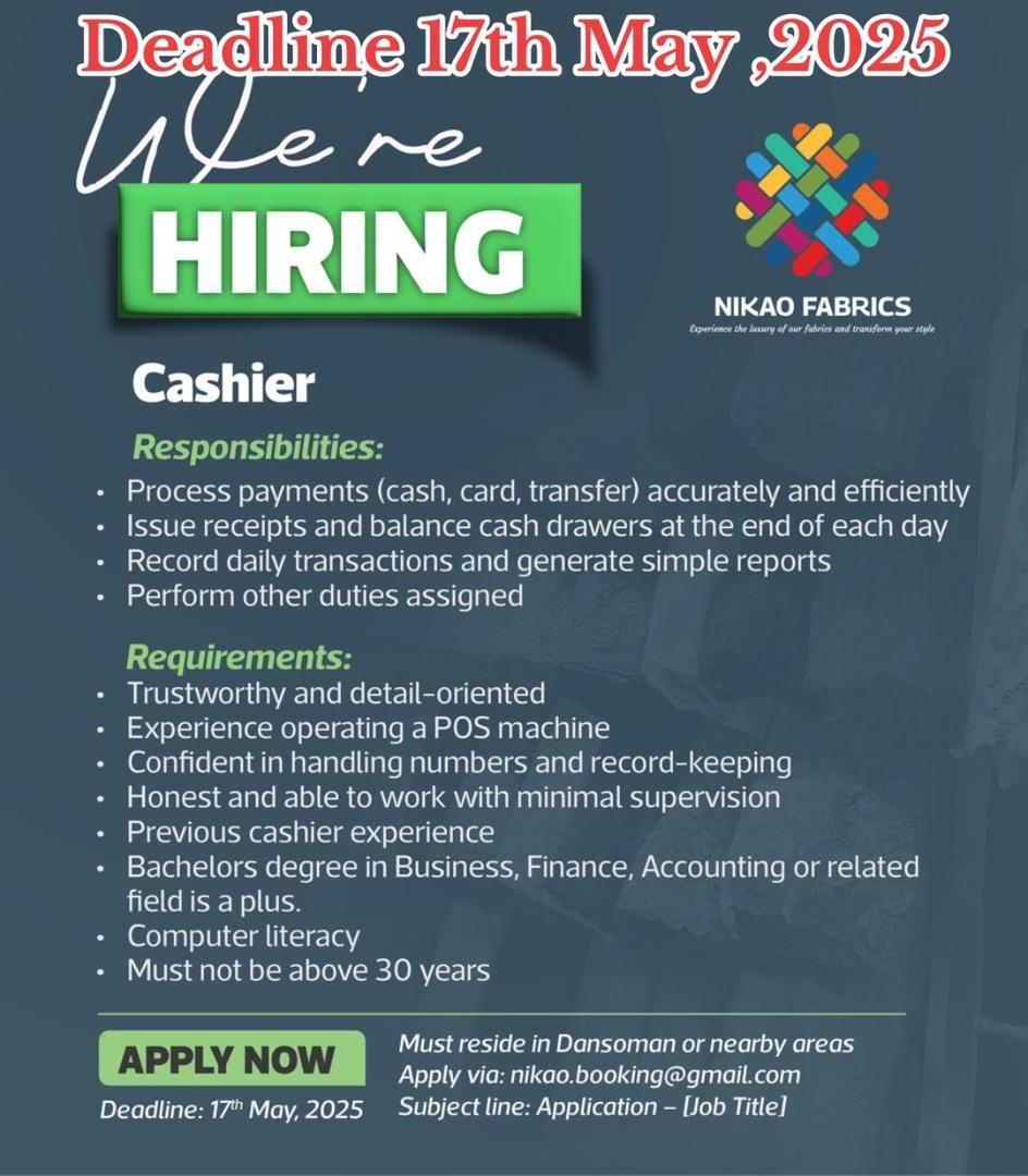 Cashier