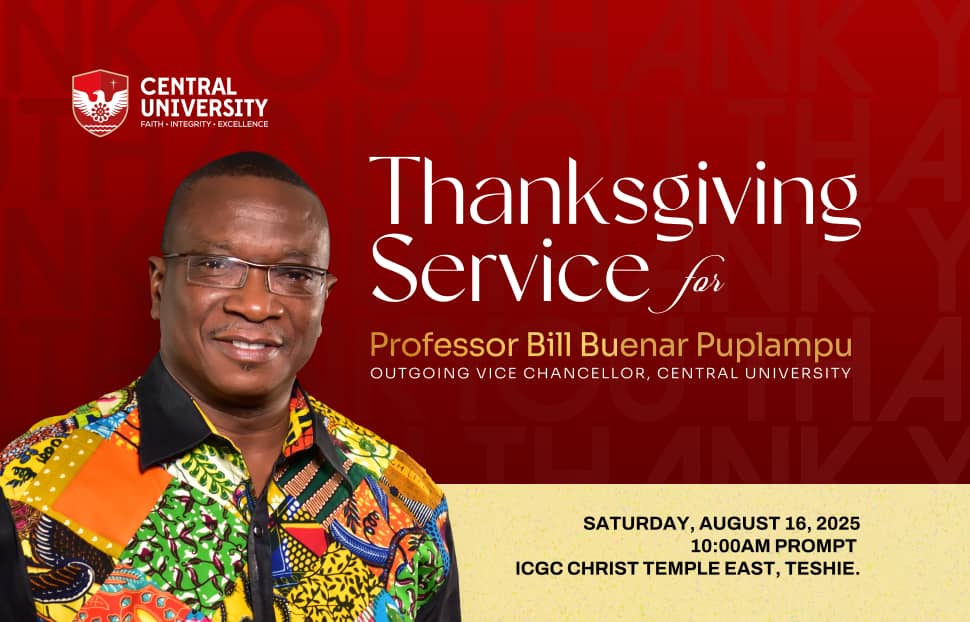 Thanksgiving Service in Honour of Prof. Bill Buenar Puplampu