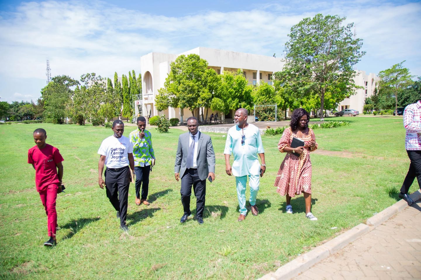 VC tours Ongoing Infrastructure Developments on Campus