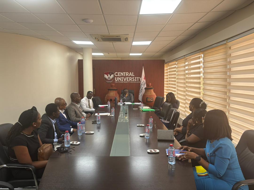 Ecobank Ghana Pays Courtesy Call on Management of Central University