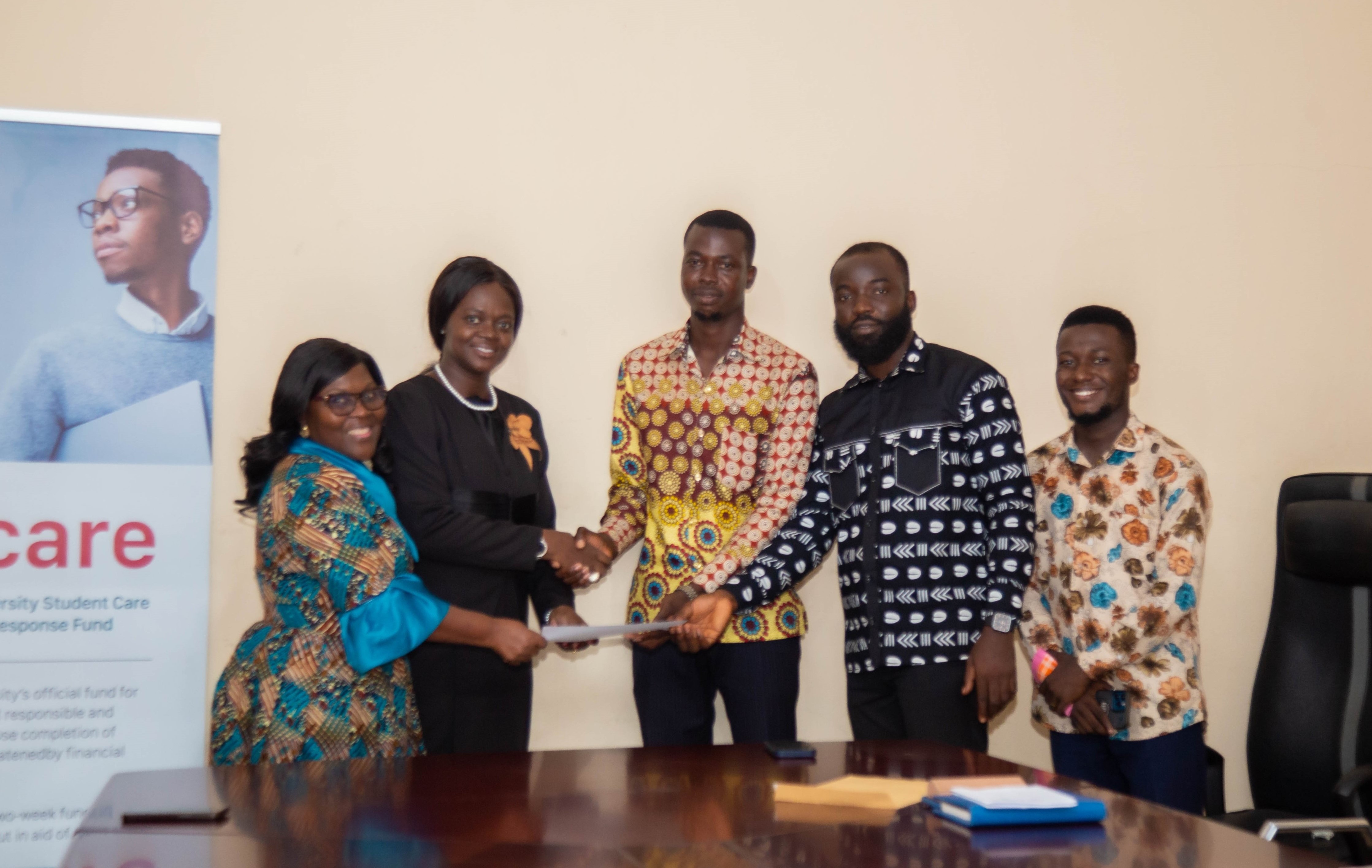 CU Interim Management Committee (IMC) of the 2025 Students’ Representative Council (SRC) Donates GH₵50k to CUcare Fund