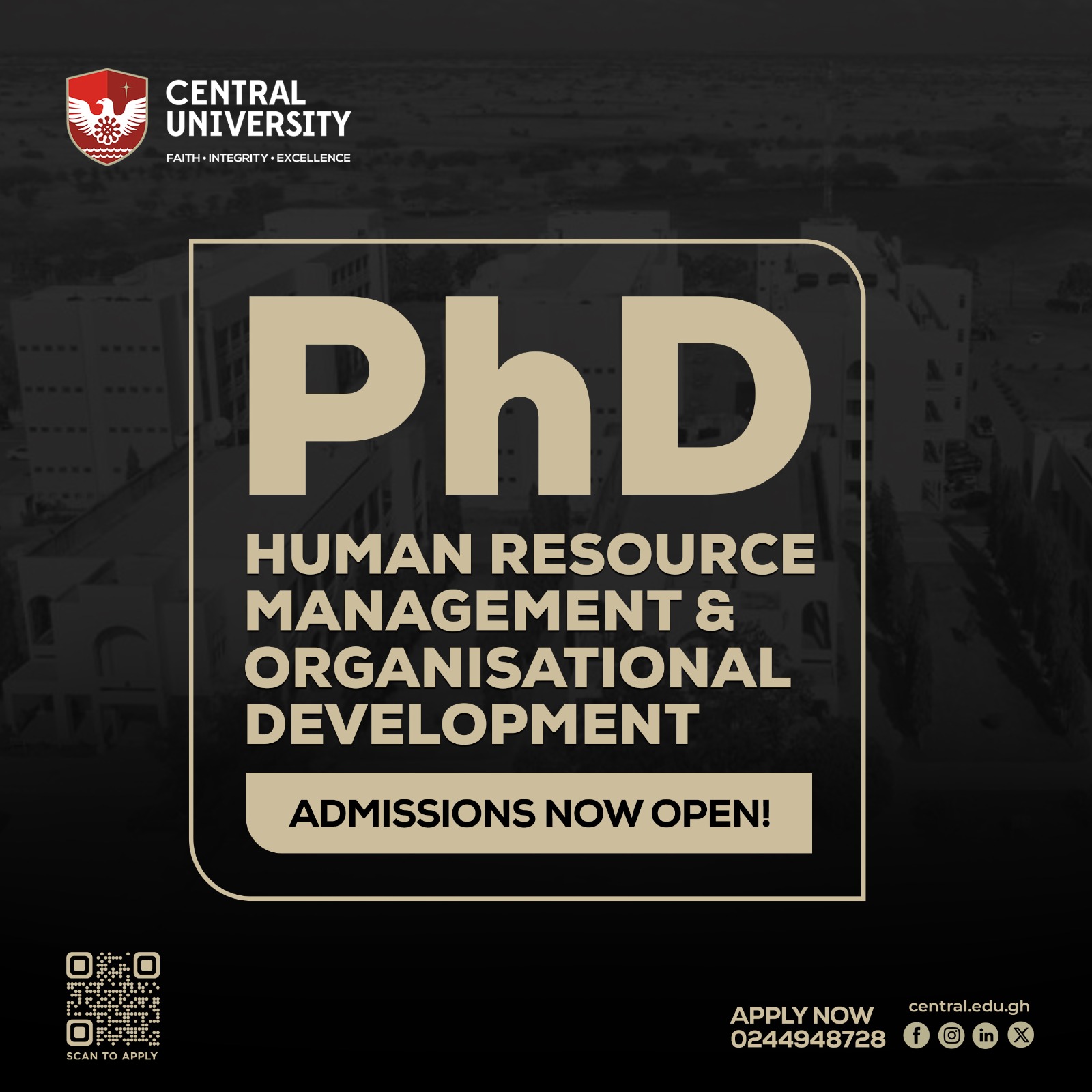 PhD in Human Resource Management and Organisational Leadership