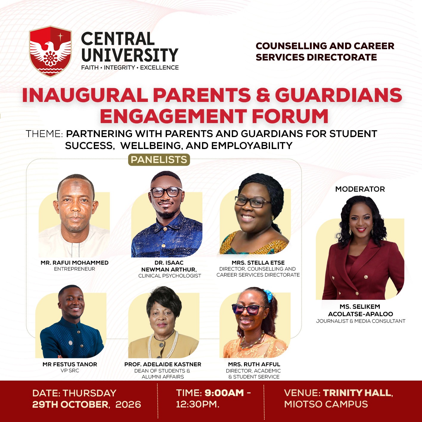 Inaugural Parents and Guardians Forum